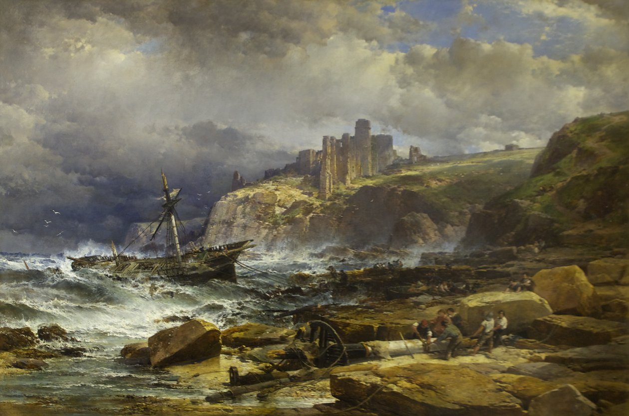 Hrad Tantallon od John Syer