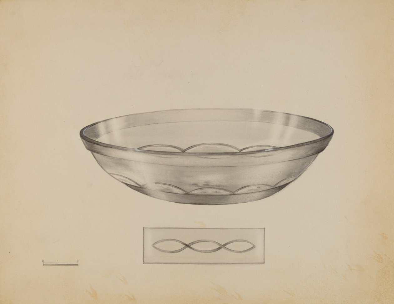 mělká mísa, c. 1936. od John Tarantino