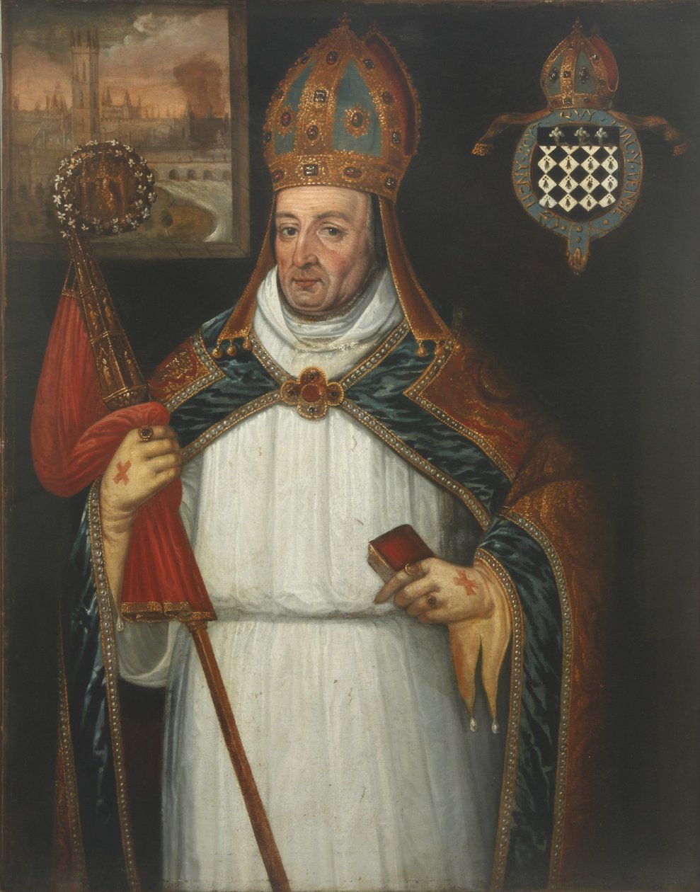 William z Waynflete, biskup z Winchesteru, 1669 od John Taylor