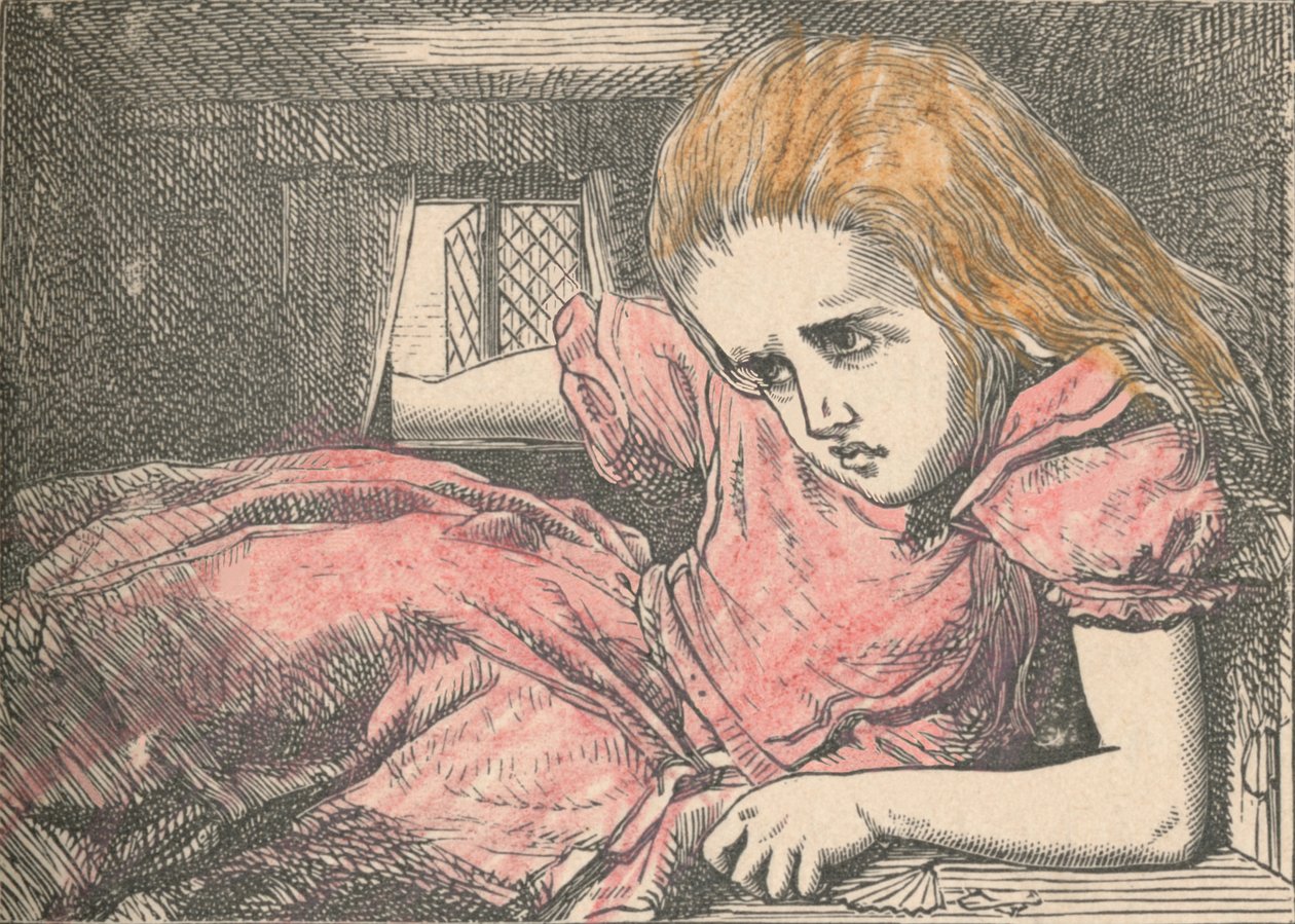 Alice, jak roste, 1889 od John Tenniel