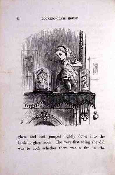 Alice in the Looking-Glass Room, ilustrace z 
