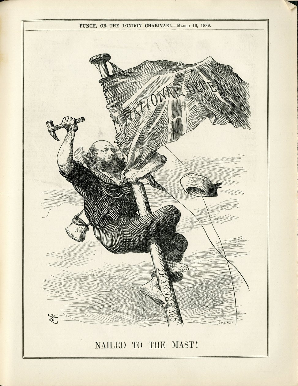 Ilustrace John Tenniel (1820-1914) v Punch od John Tenniel