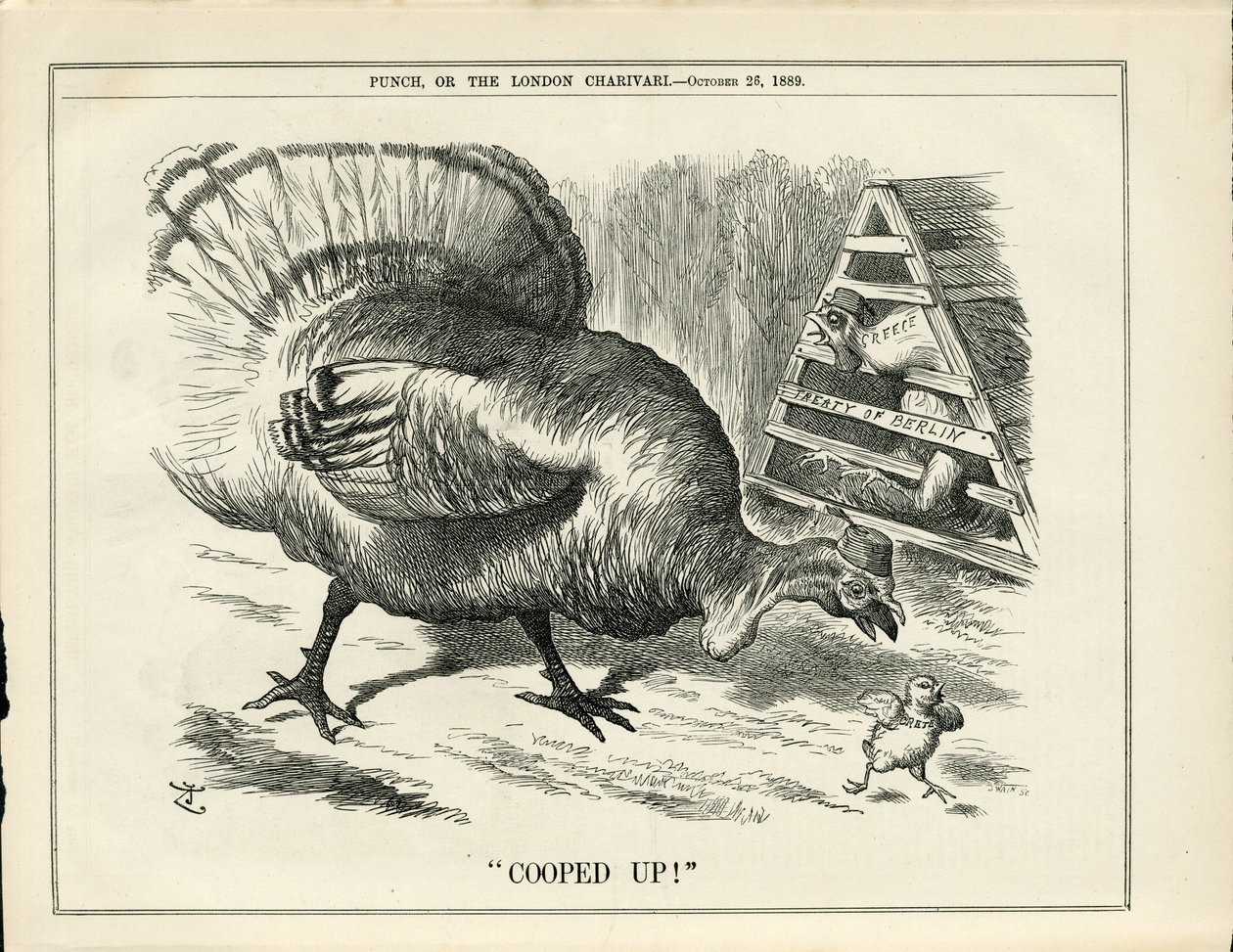 Ilustrace John Tenniel (1820-1914) v Punch od John Tenniel