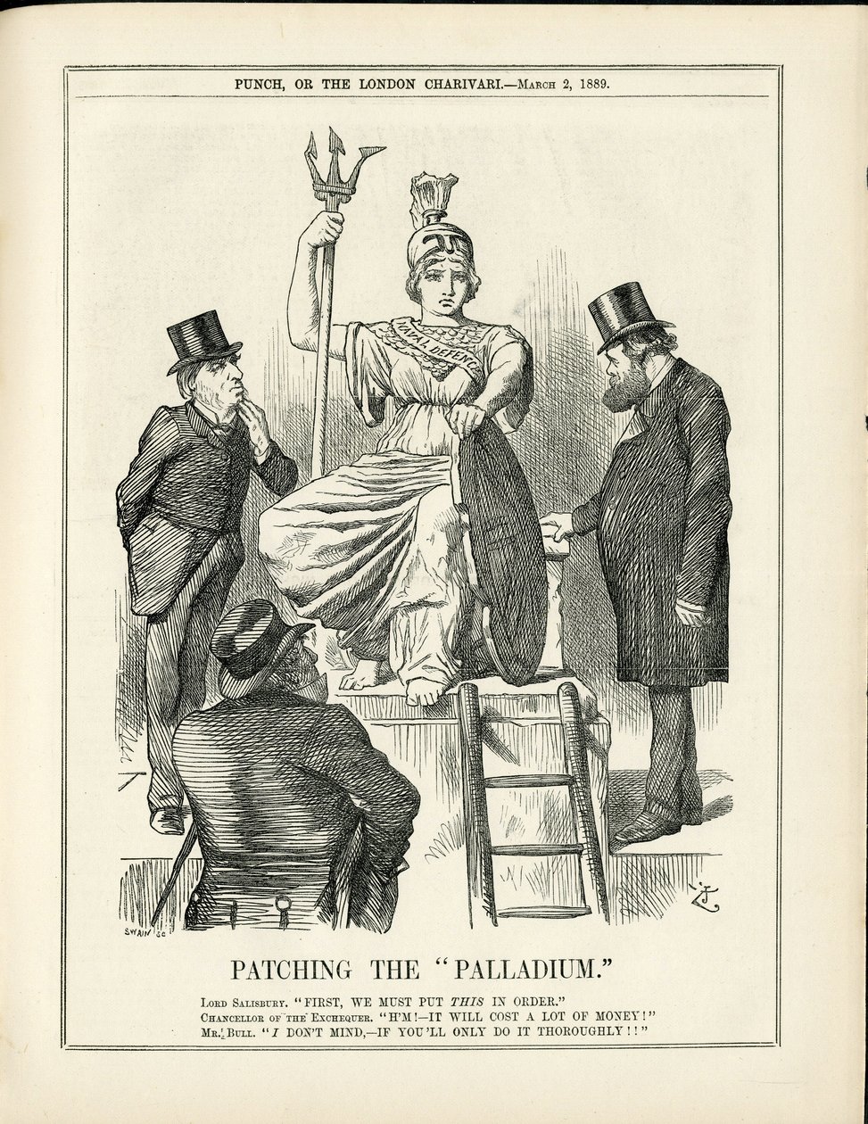 Ilustrace Johna Tenniela (1820-1914) v časopise Punch od John Tenniel