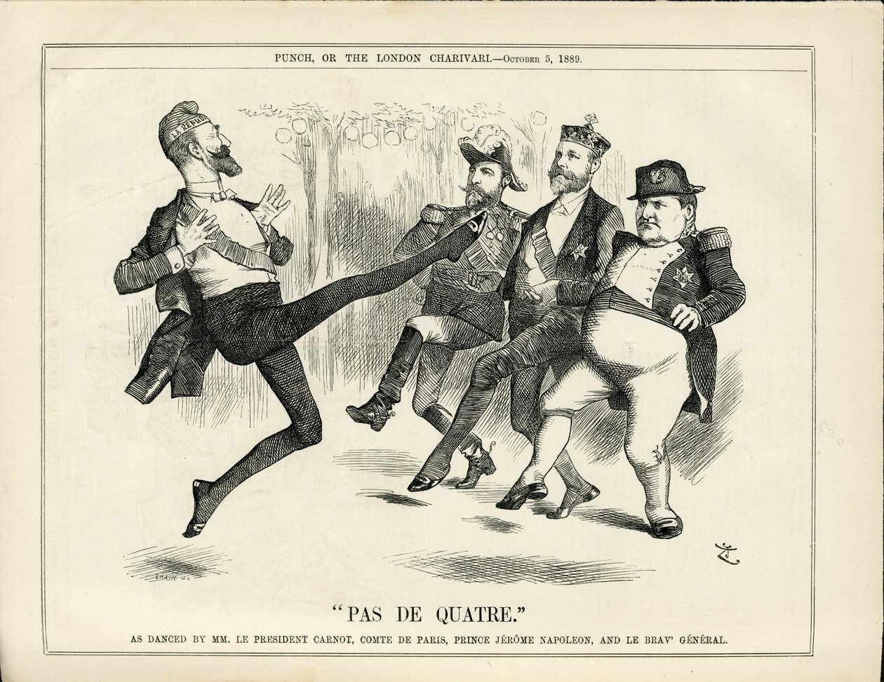 Ilustrace John Tenniel (1820-1914) v Punch od John Tenniel