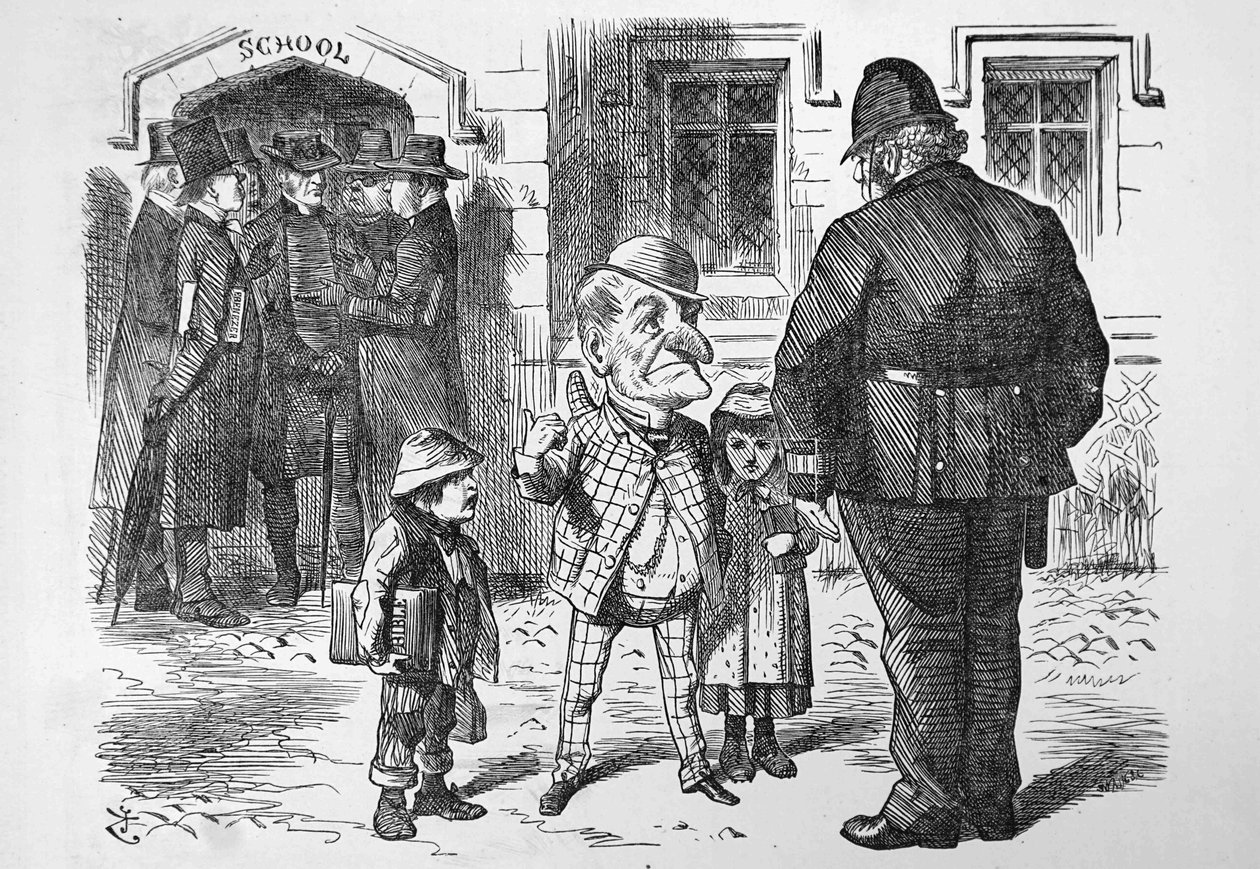 Pan Punch apeluje na Johna Bulla. od John Tenniel