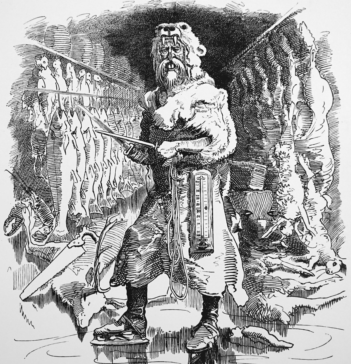 Pohled pana Punche na budoucí význam chlazení od John Tenniel