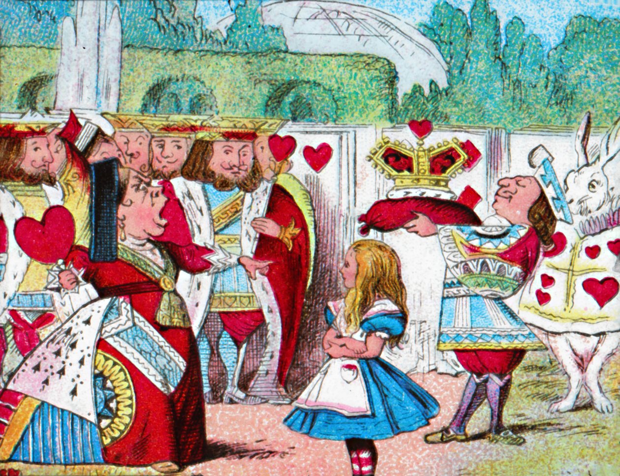 Pryč s její hlavou! Alice a její červená královna, c1910 od John Tenniel