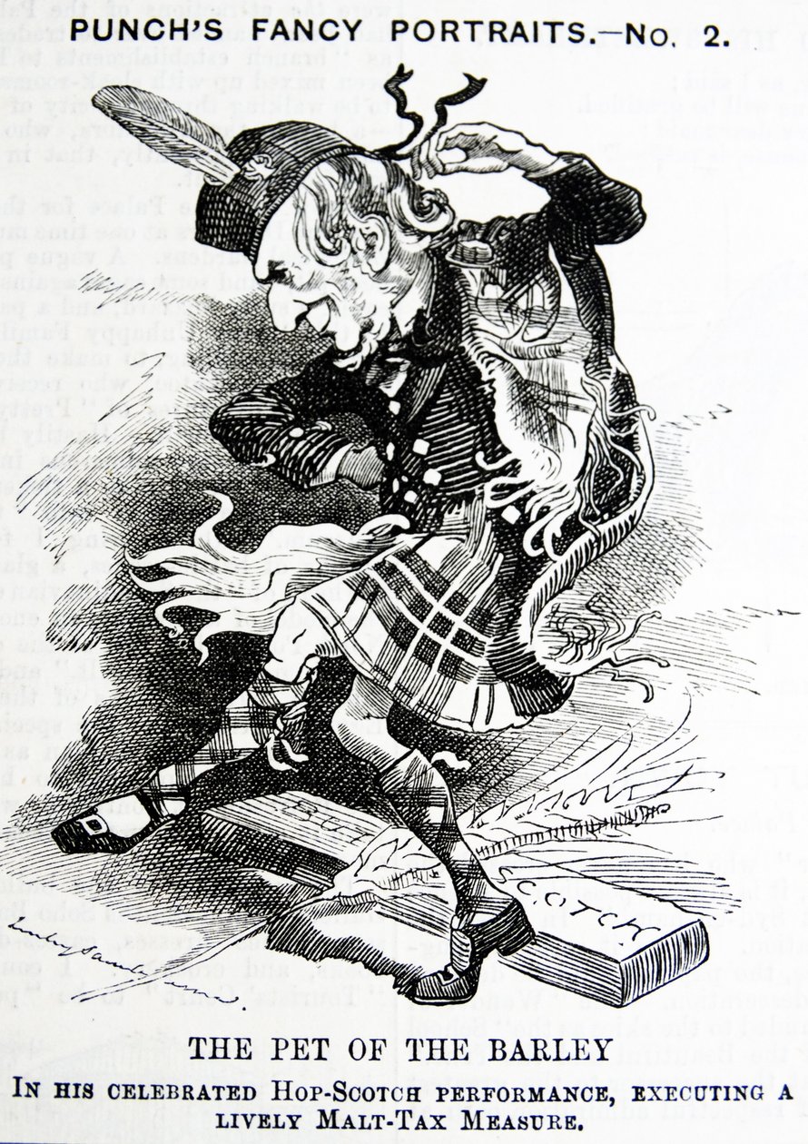 Politická satira zobrazující Williama Ewarta Gladstonea od John Tenniel