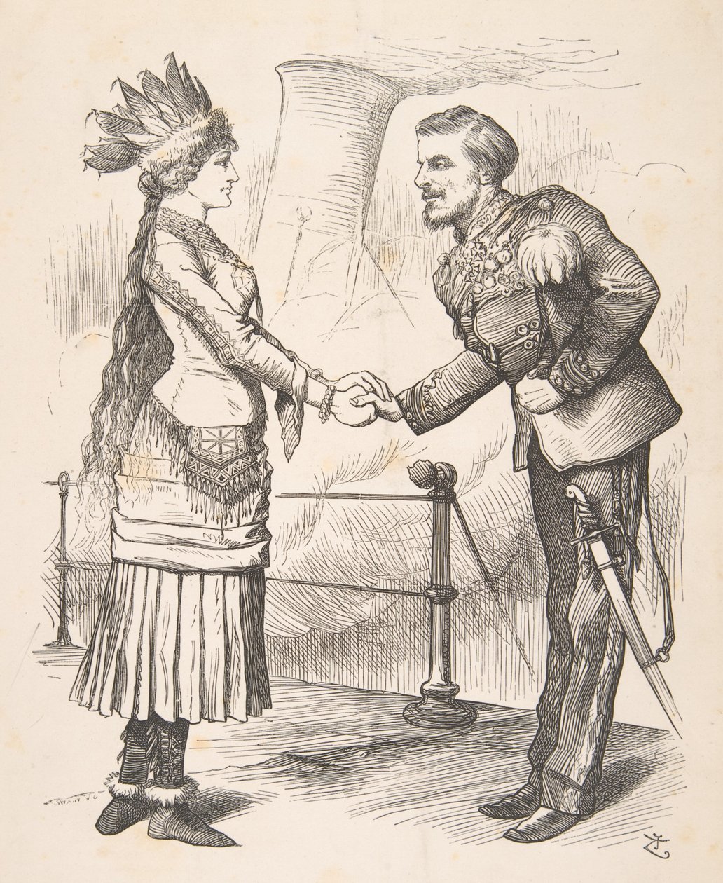 Nejlepší přátelé se musí rozdělit Punch, 28. září 1878, 1878. od John Tenniel