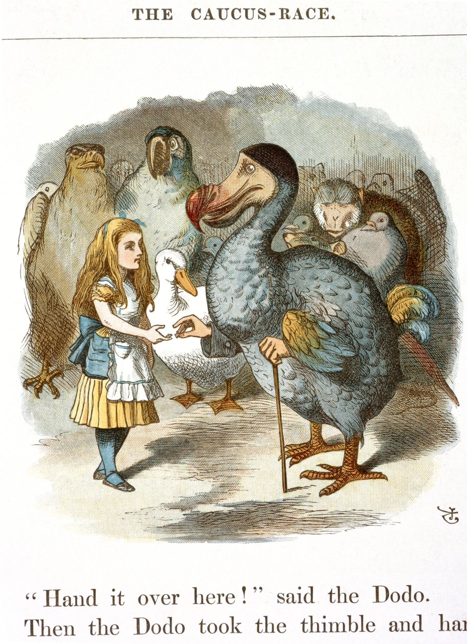 Caucus-Race od John Tenniel