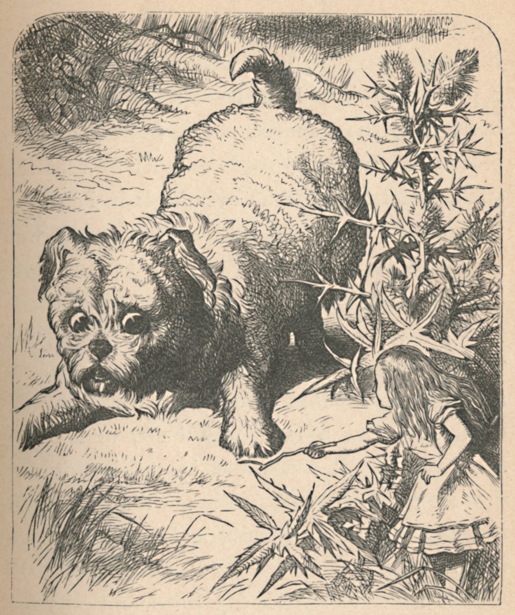 Obří štěně, 1889 od John Tenniel