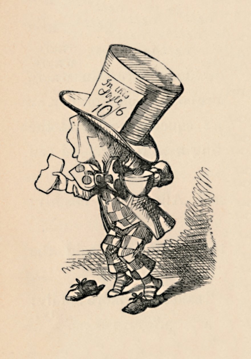 Šílený kloboučník u soudu, 1889 od John Tenniel