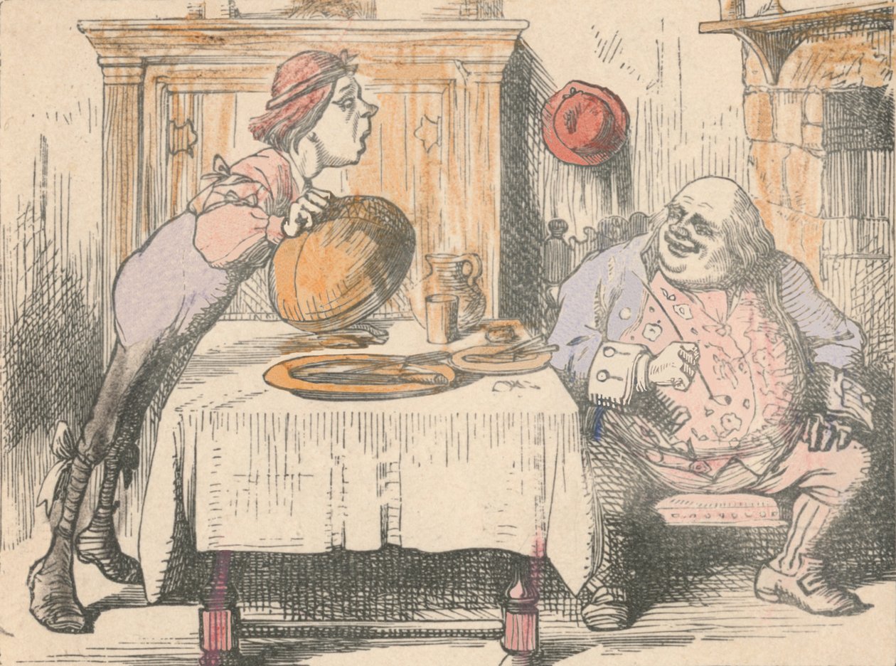 Třetí ze série Otec William, 1889 od John Tenniel