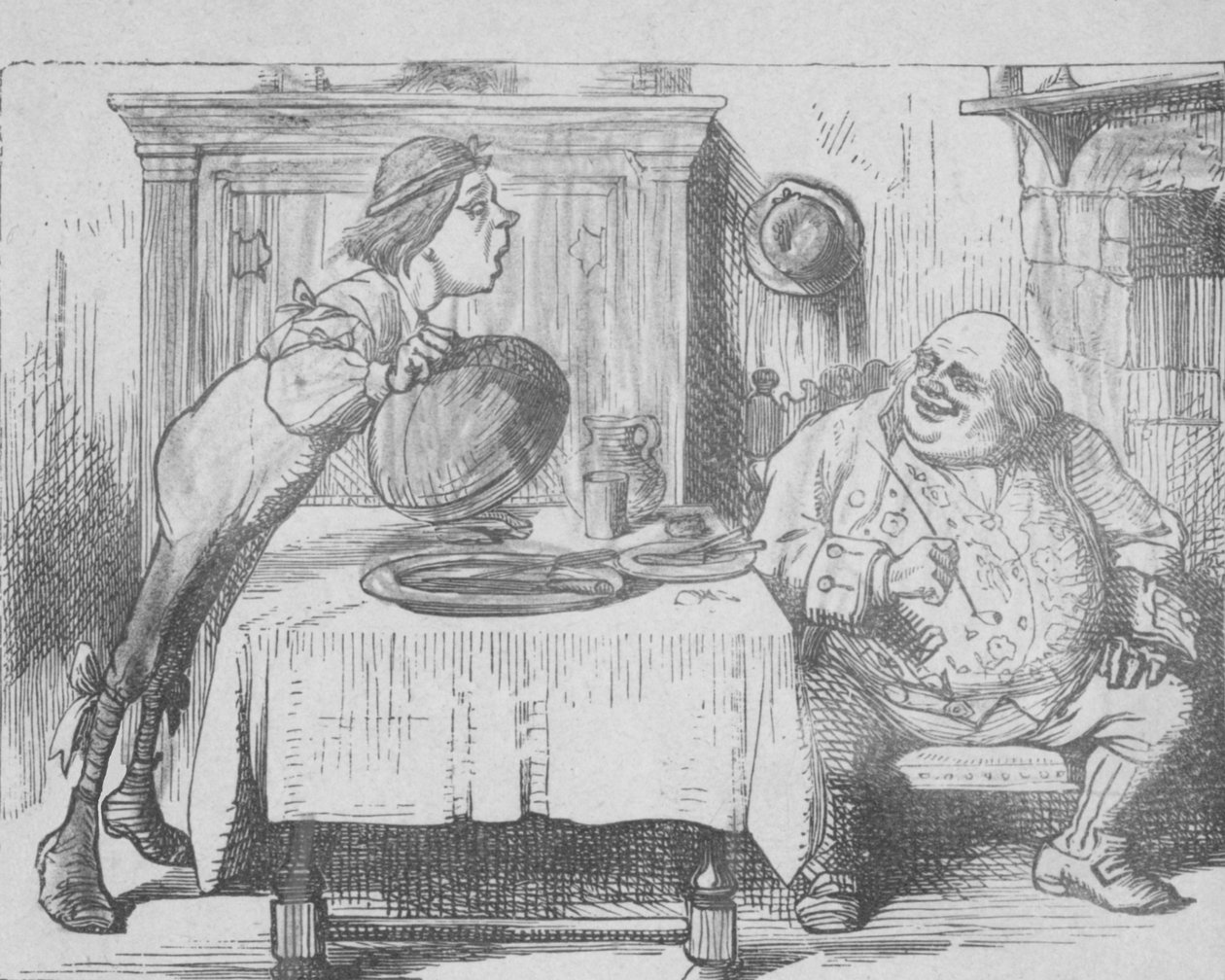 Třetí ze série Otec William, 1889 od John Tenniel
