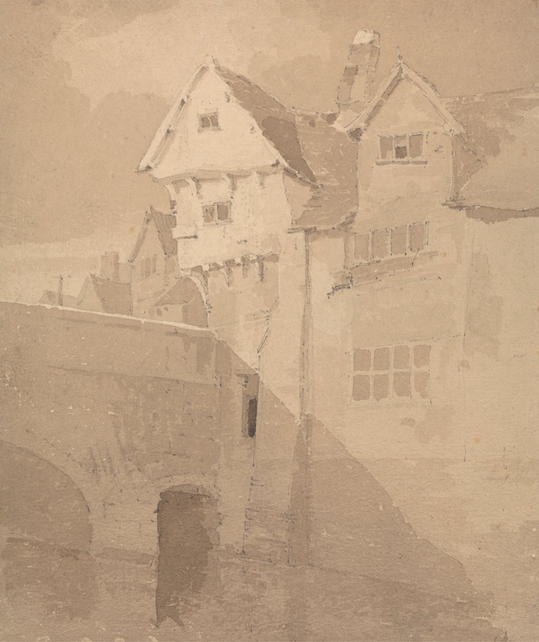 Fye Bridge, Norwich od John Thirtle