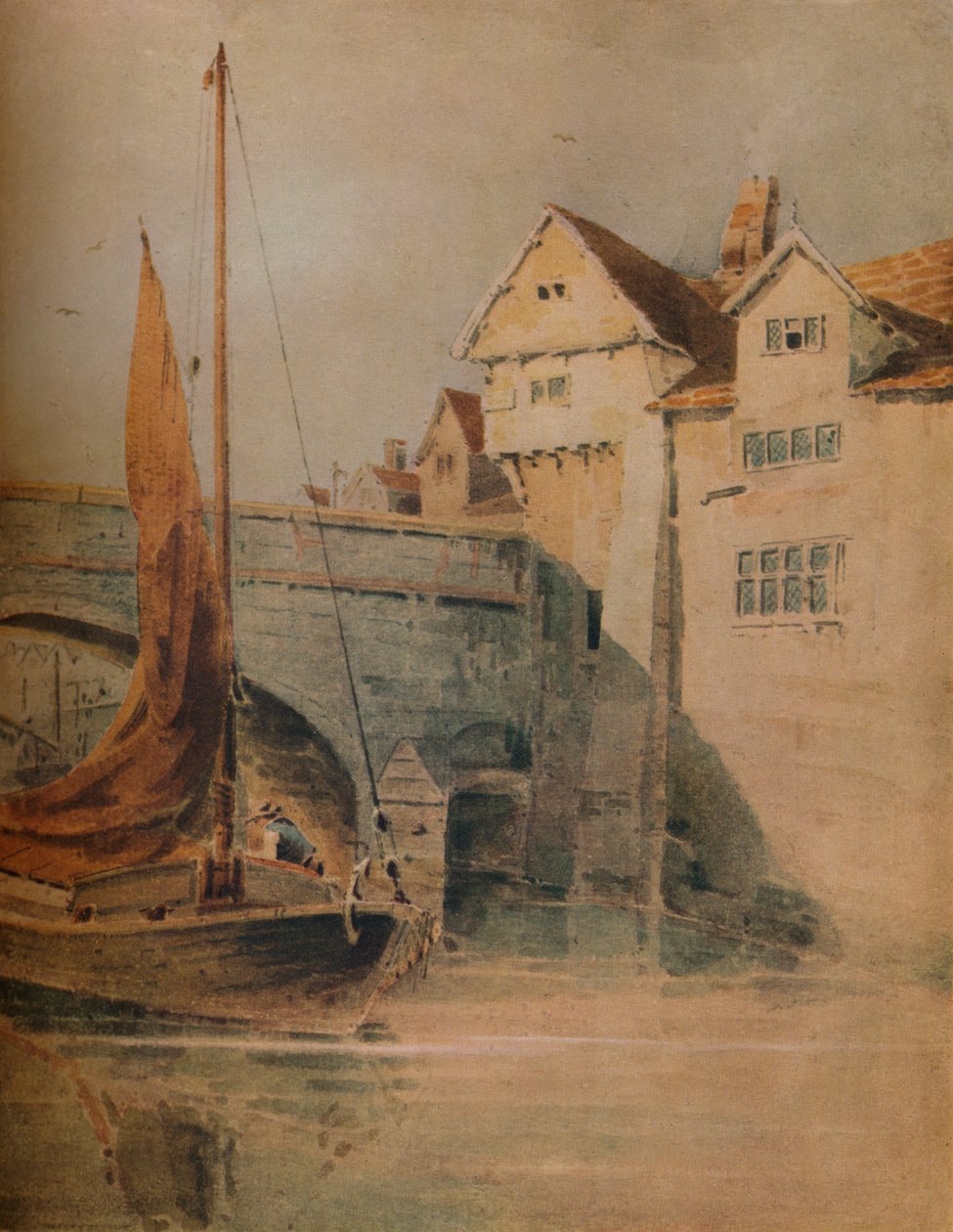 Fye Bridge, Norwich, c1835, 1938 od John Thirtle