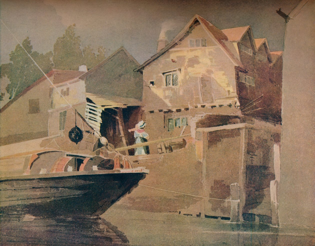 Řeka, King Street, Norwich, c1800 od John Thirtle