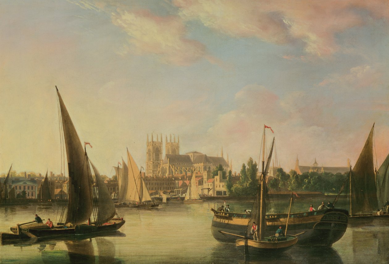 Pohled na Westminster od John Thomas Serres