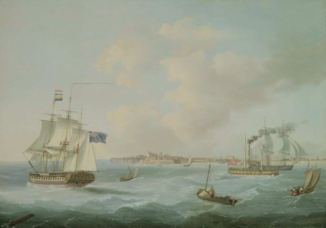 Odeslání z Margate, 1825 od John Thomas Serres