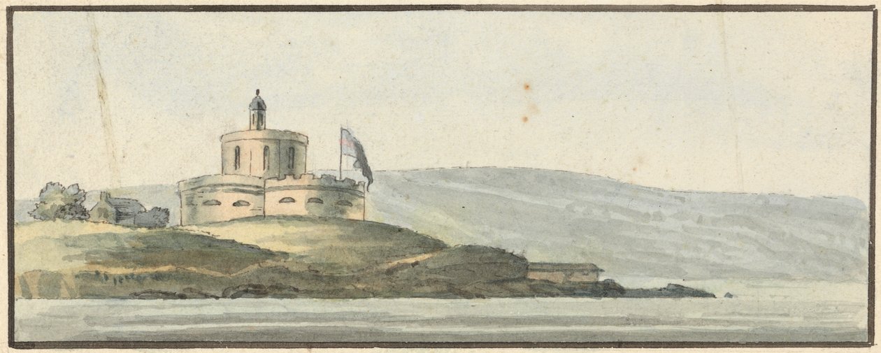 Hrad St. Mawes, Falmouth, East South East od John Thomas Serres