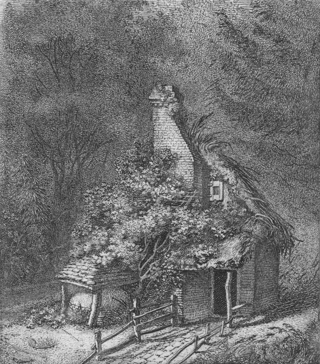 V Clandonu, Surrey, 1797 od John Thomas Smith