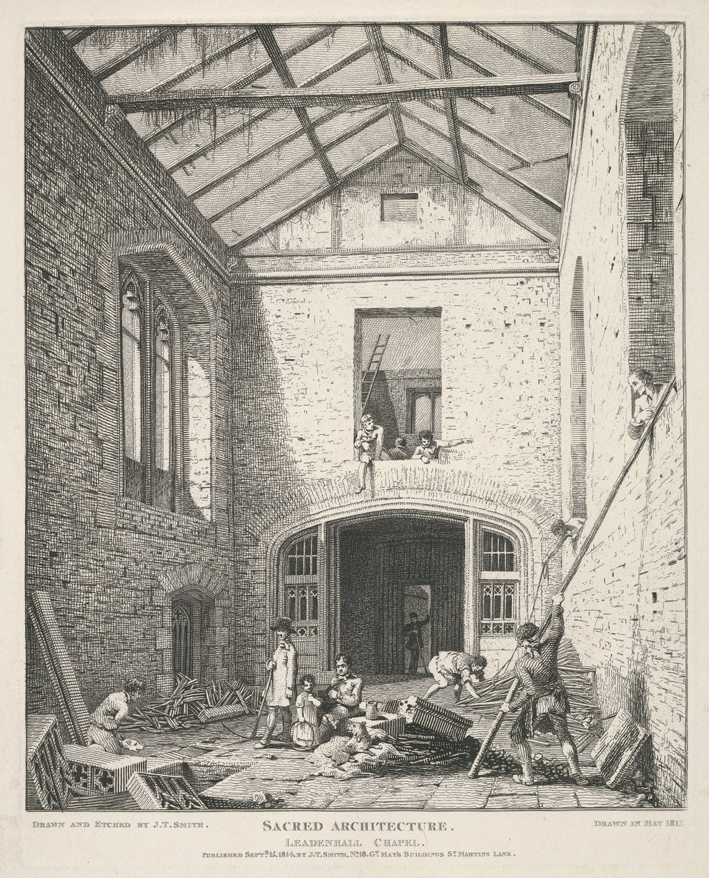Kaple Leadenhall od John Thomas Smith