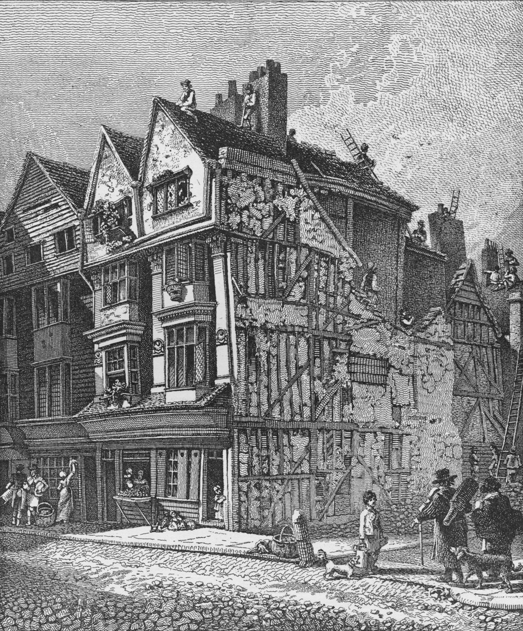 Long Lane, Smithfield, City of London, 1810 1911 od John Thomas Smith