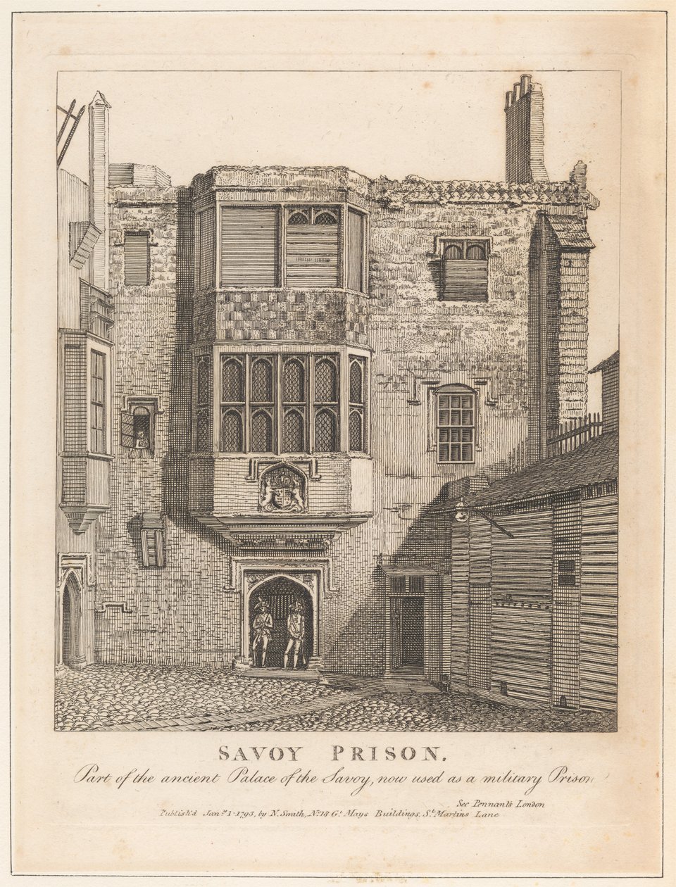 Věznice Savoy od John Thomas Smith