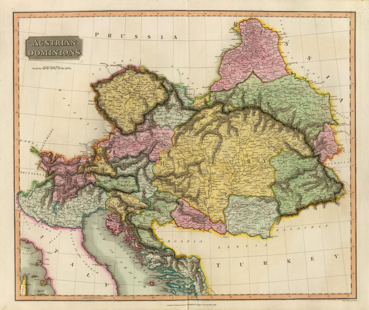 Rakouská dominia (Thomson, 1816) od John Thomson