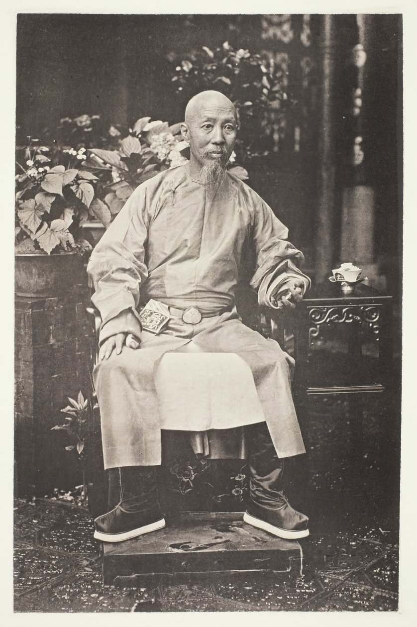 Jui-Lin, generální guvernér dvou provincií Kwang, c. 1868. od John Thomson