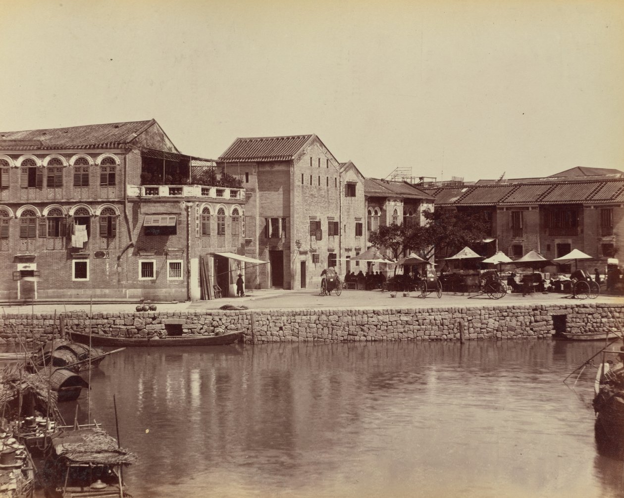 Bund, Macao od John Thomson