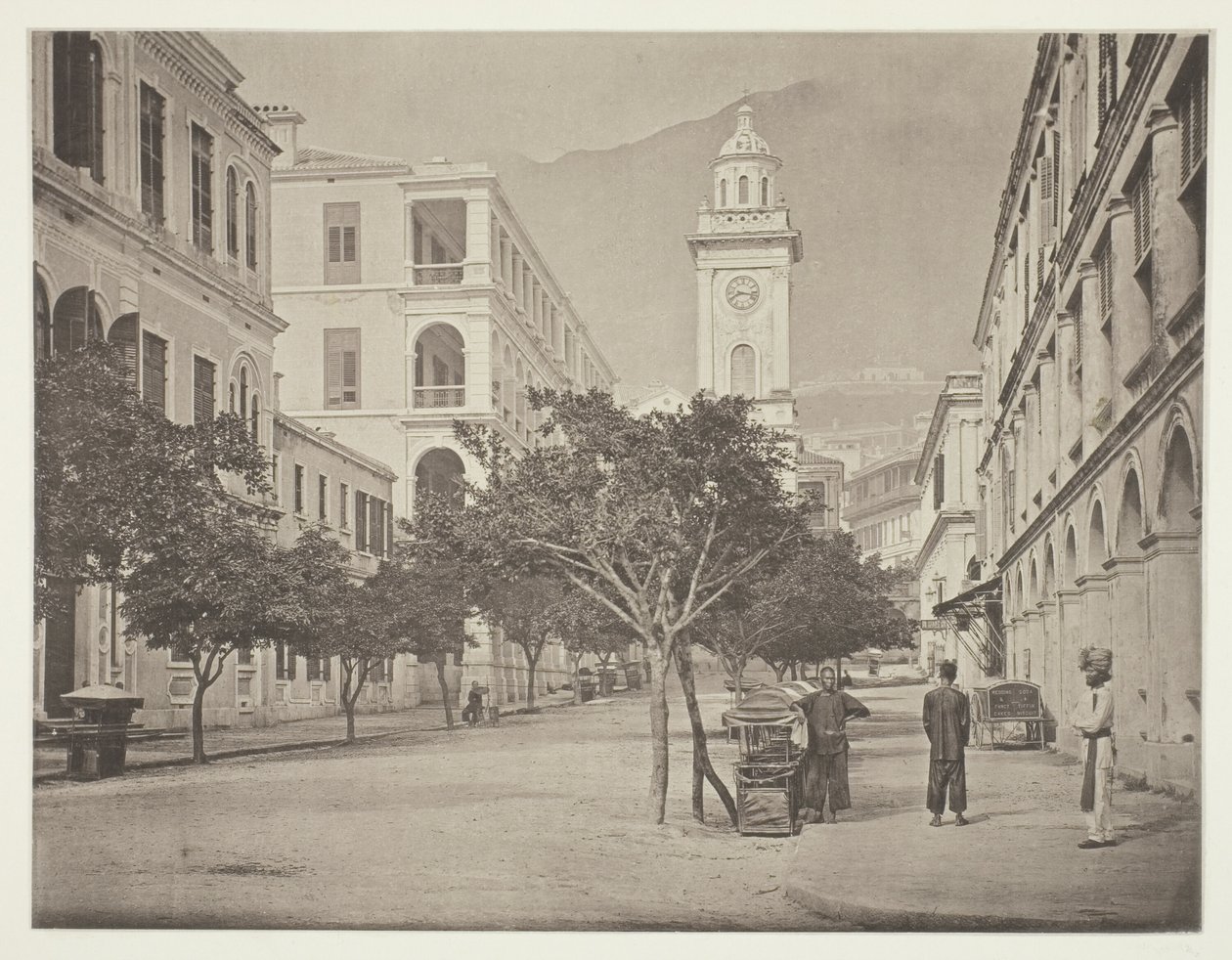 Hodinová věž, Hong-Kong od John Thomson