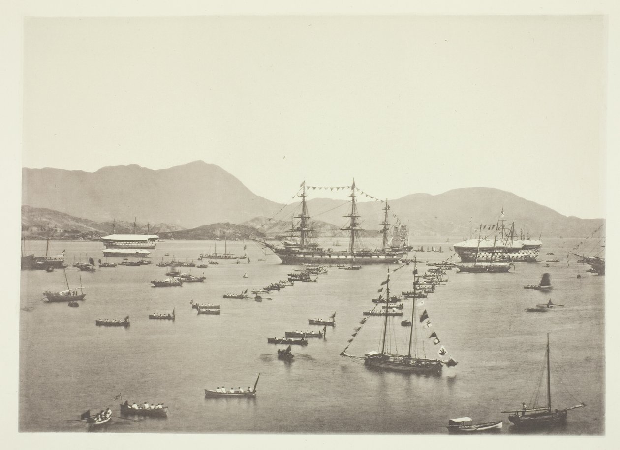 Přístav, Hong Kong od John Thomson