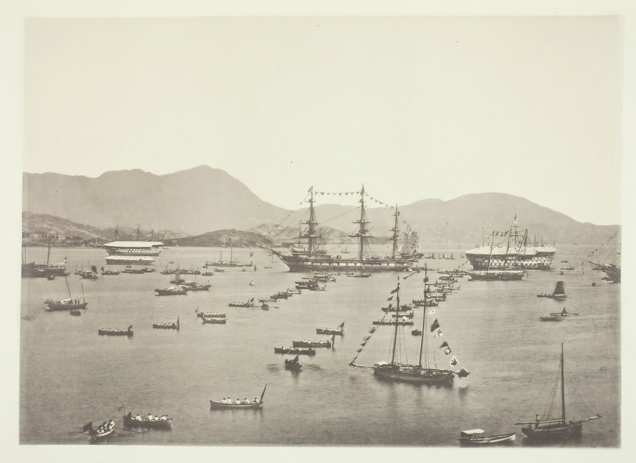 Přístav, Hong-Kong, c. 1868. od John Thomson