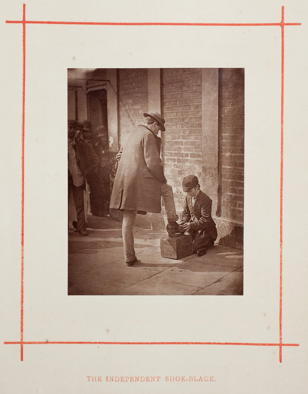 The Independent Shoe-Black, 1877. od John Thomson