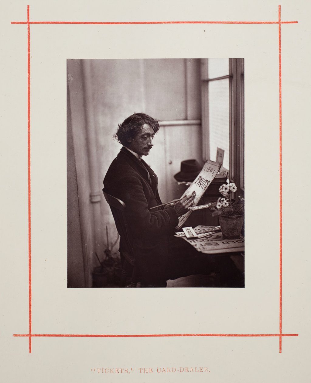 Prodejce lístků, 1877. od John Thomson