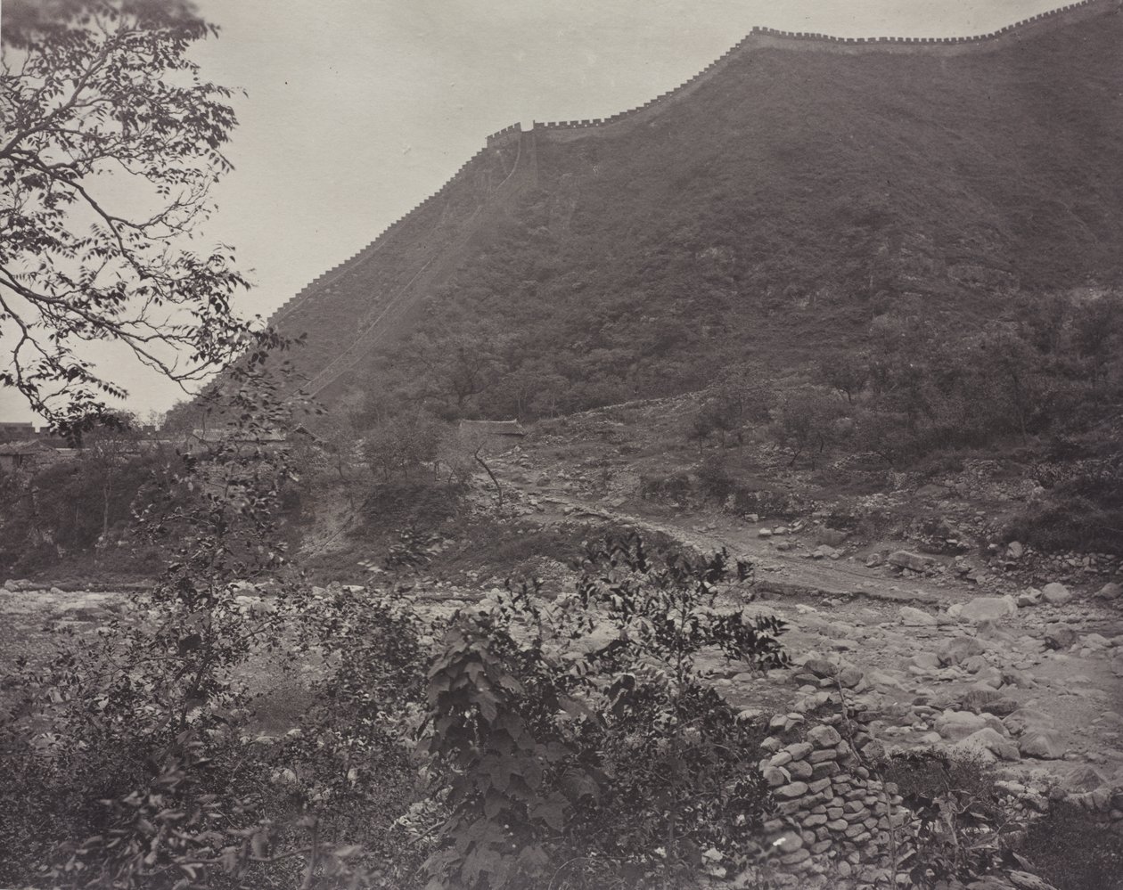 Pohled na Velkou zeď, Čína od John Thomson