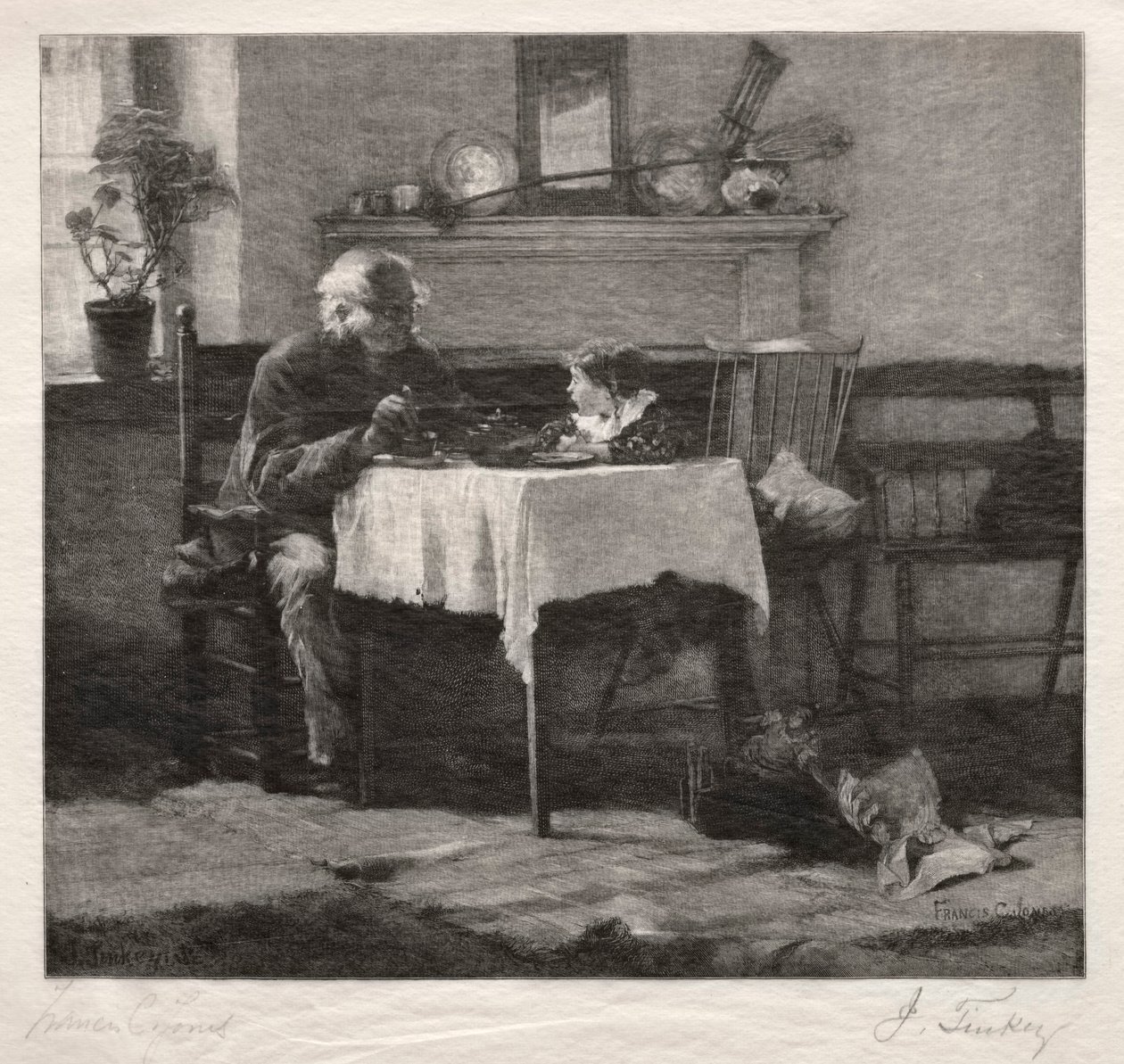Výměna důvěry, 1887. od John Tinkey