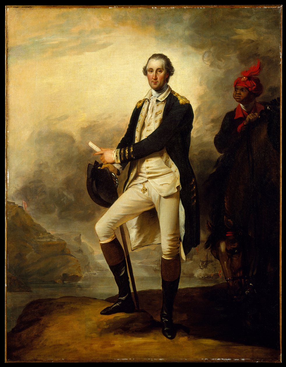 George Washington a William Lee (George Washington) od John Trumbull