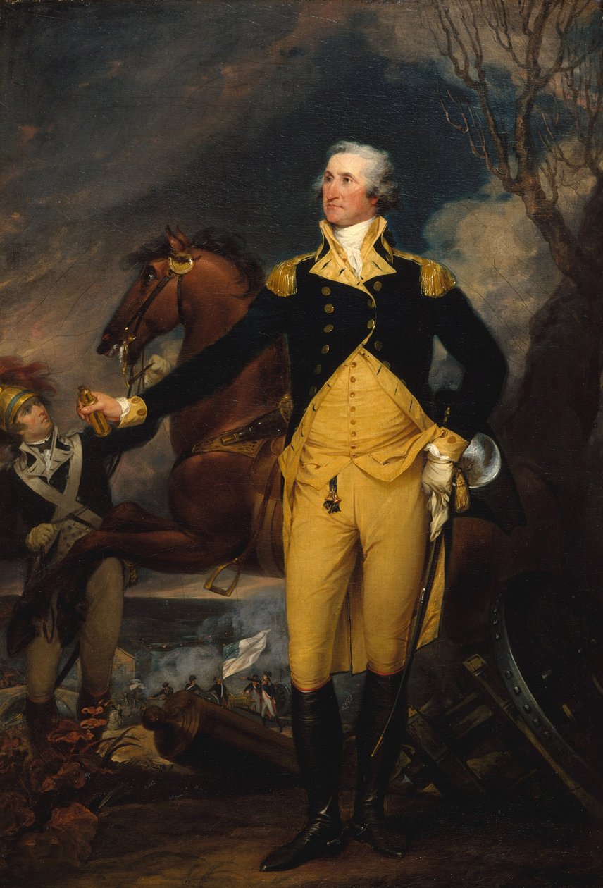 George Washington před bitvou o Trenton, kolem 1792–94 od John Trumbull