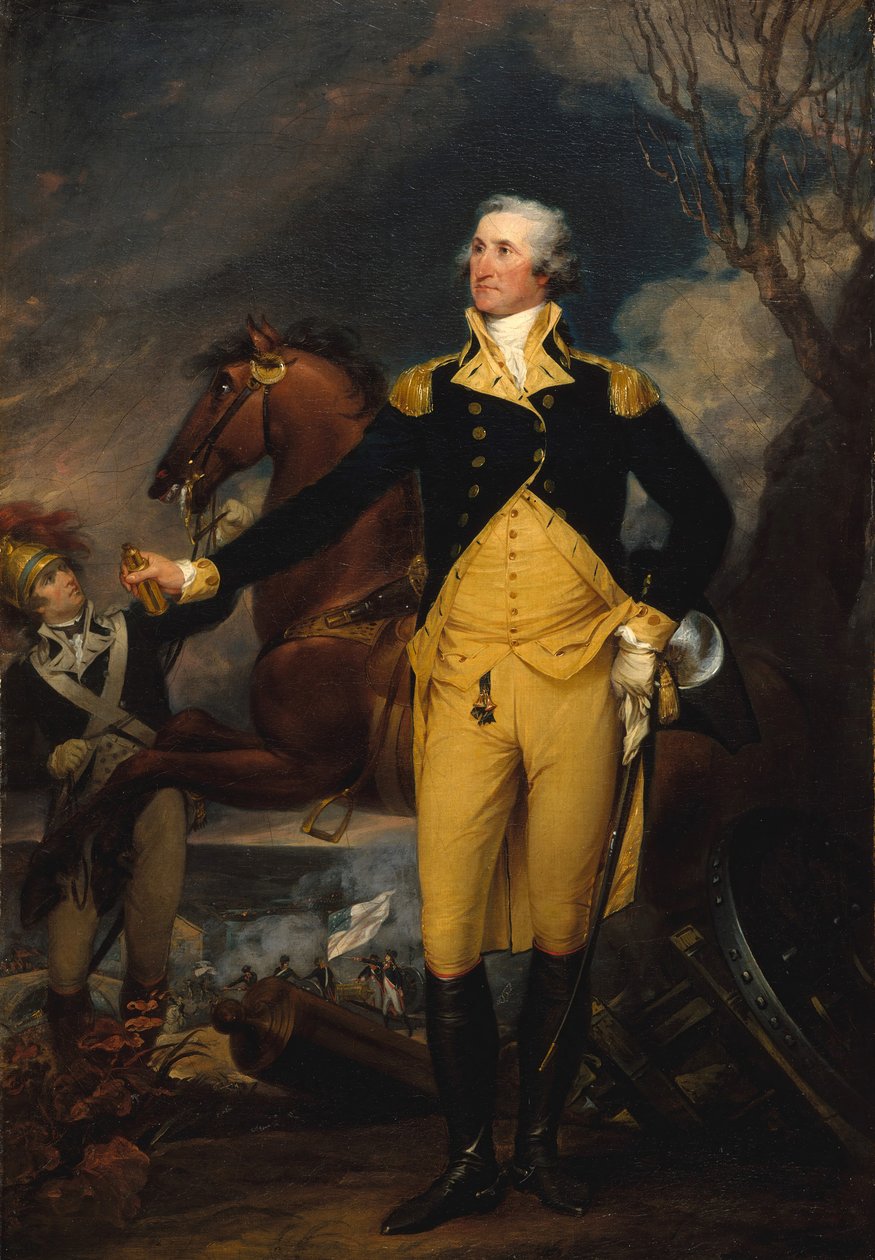 George Washington před bitvou o Trenton, ca. 1792-94. od John Trumbull