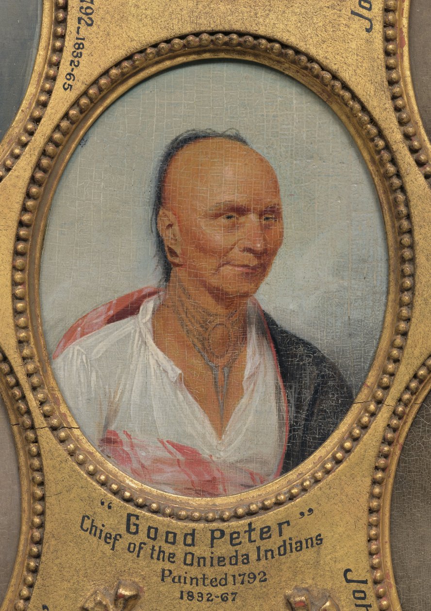 „Guter Peter“, Häuptling der Oneida-Indianer (ca. 1717-1793) od John Trumbull