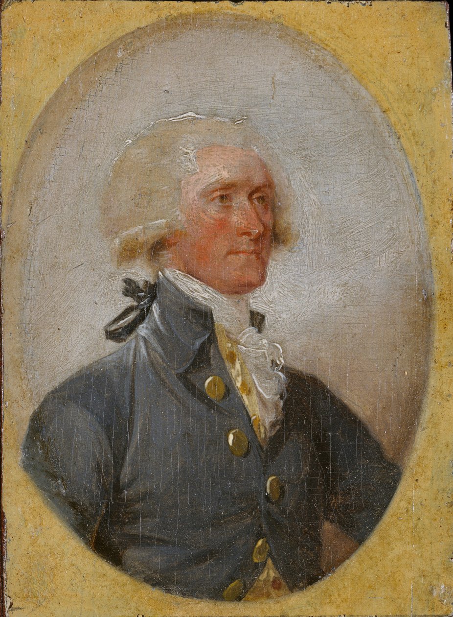 Miniaturní portrét Thomase Jeffersona ve věku 33 let od John Trumbull