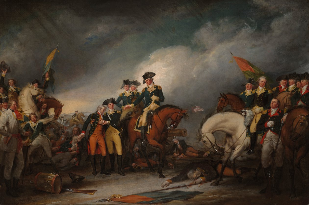 The Capture of the Hessians at Trenton, 26. prosince 1776 od John Trumbull