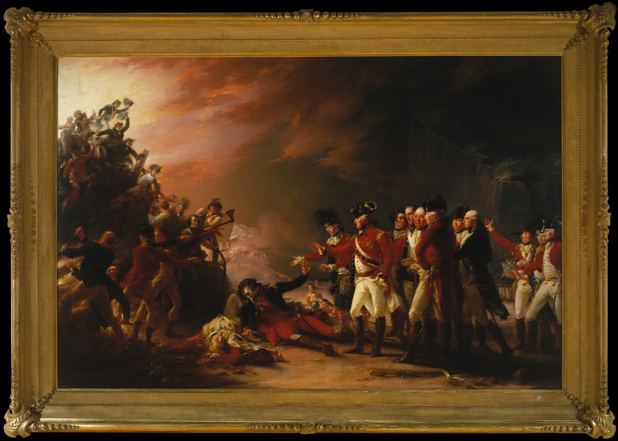 Výpad gibraltarské posádky v roce 1789 od John Trumbull