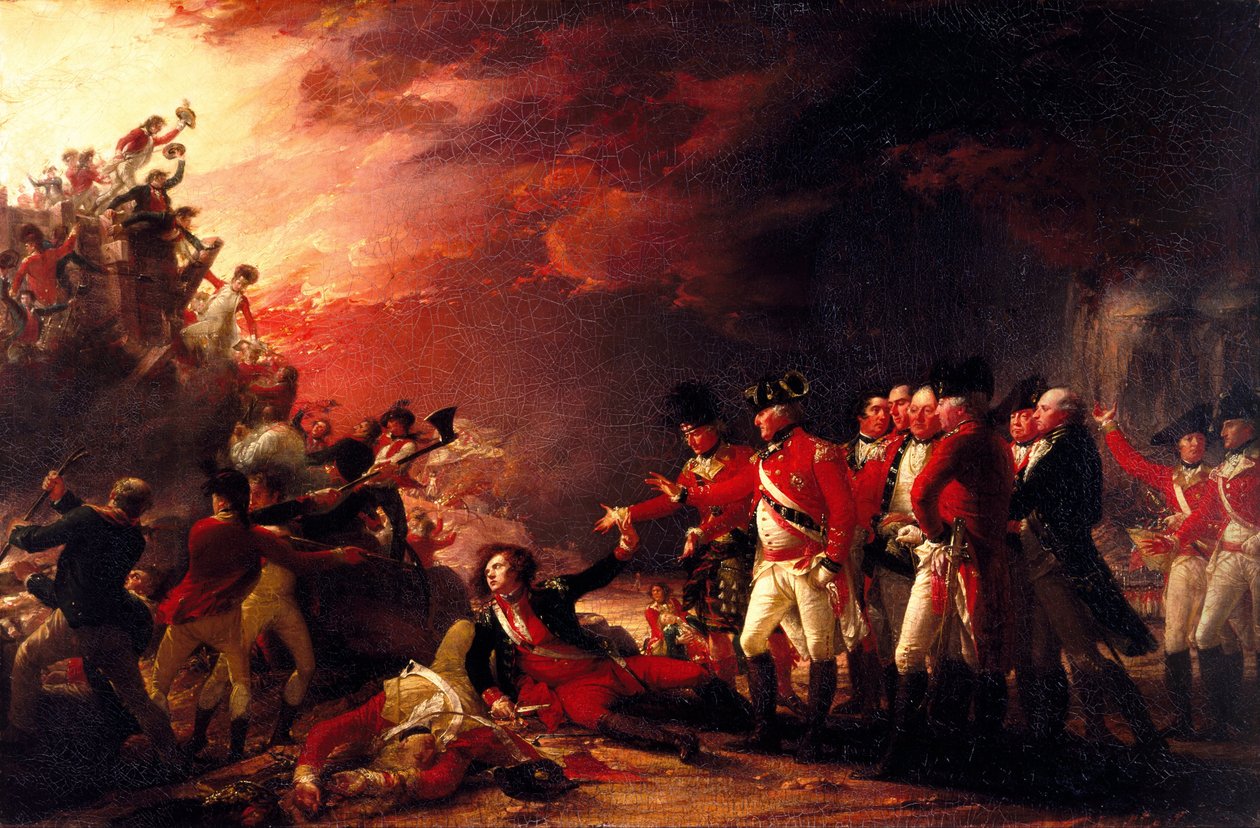 Výpad posádky z Gilbraltaru od John Trumbull