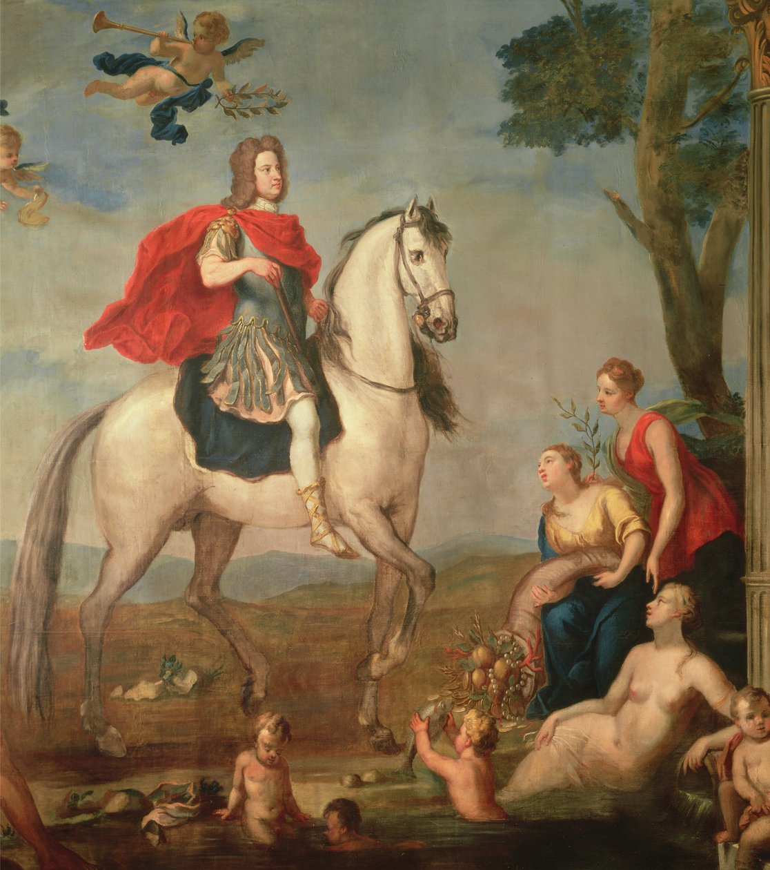 Jiří I. na koni od John Vanderbanck