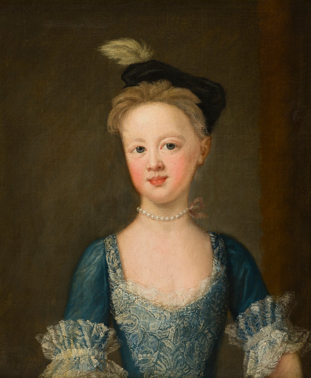 Portrét slečny Diany Bridgemanové (1726-1764) v mladém věku, kolem 1730-39 (olej na plátně) od John Vanderbank