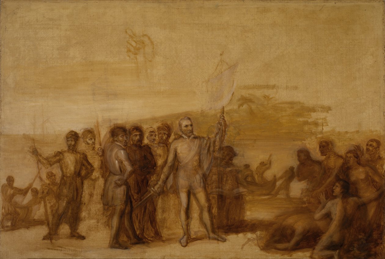 Přistání Kolumba, ca. 1840. od John Vanderlyn